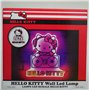 TEKNOFUN - Licence Hello Kitty - Neon Mural LED Hello Kitty 27 CM - Décoration Lumineuse - Adaptateur Secteur - Rose, Violet, Bl