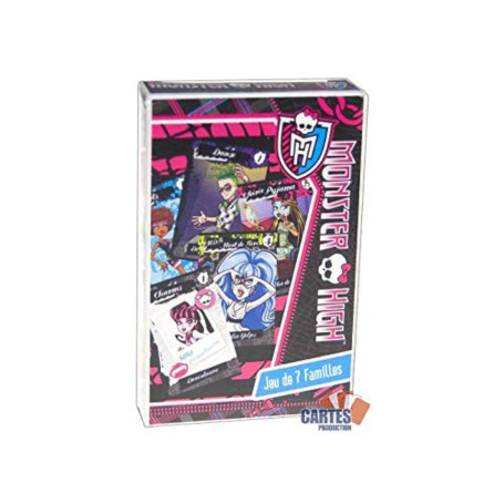 Jeu des 7 familles Monster High - Jeu de 42 Cartes
