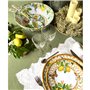 Les Jardins de la Comtesse - Couverts à salade en Mélamine - Capri - 33 cm - Citrons jaunes - Service de Table de la Vaisselle Q