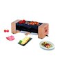 LITTLE BALANCE 8387 Raclette Wood for 2 - Appareil à raclette 1 ou 2 personnes - Grill amovible - Revêtement anti-adhésif - Puis