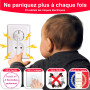 [Pack x10] Cache Prise Bebe Français [ sans Clef Ni Adhésif] - INVENTÉ ET FABRIQUÉ en France - Guide Sécurité Bébé - Protection 
