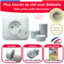 [Pack x20] Cache Prise Bébé Français Amovible [ Sans Clef Ni Adhésif ] - Invention 100% Made In France - Cache-Prise Bebe - Sécu