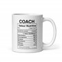L'Esprit Des Anges Tasse-Mug Coach Valeur Nutritive - Idée Cadeau Humour Original Anniversaire
