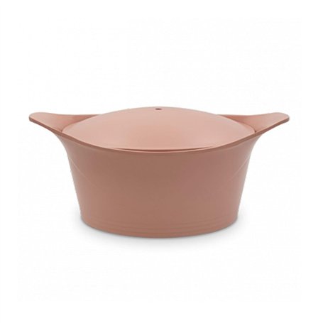 Cookut - L'incroyable Cocotte 20 cm avec poignée en métal et manique assorties - Guimauve