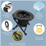 Habeygard Toilette Portable WC Pliable Adulte et Enfant Pratique en intérieur/extérieur, hygiénique et siège Confortable, Chaise