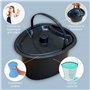 Pot de chambre adulte avec couvercle hygiénique HABEYGARD® | Portable et pratique pour la nuit, idéal pour camping ou maison, co