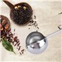 Infuseur boule à thé rotative | Cuillère passoire à thé en acier inoxydable | Poignée ergonomique | Filtre à thé innovant et ast