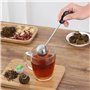 Infuseur boule à thé rotative | Cuillère passoire à thé en acier inoxydable | Poignée ergonomique | Filtre à thé innovant et ast