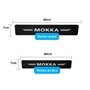ODOKIT Seuil De Protection Fibre De Carbone Noir - Compatible avec Opel Mokka - Accessoires 4 Pièces - Facile à Installer - Pose