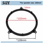 AERZETIX - C11589 - Lot de 2 Adaptateurs de Haut-parleurs Ø165 mm - côté de Montage: portière arrière - Compatible avec A3, A4 1