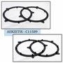 AERZETIX - C11589 - Lot de 2 Adaptateurs de Haut-parleurs Ø165 mm - côté de Montage: portière arrière - Compatible avec A3, A4 1