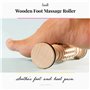 Tuuli Accessories Pied Masseur Massage Appareil Rouleau Bois 20 x 5 cm