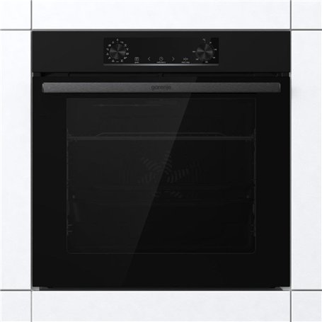 Gorenje Oven BOS6737E06B 77 L. Four multisystème oven. Émail EcoClean. Commandes mécaniques. Fonction vapeur. Hauteur : 59