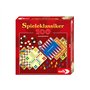 Noris 606111686 - Jeu Classique avec 100 possibilités de Jeu comme Moulin, Dame, Backgammon ou Juste Pas d'excitation, pour 1 à