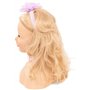 Götz Haarwerk 2492058 Signature Edition Tête à coiffer avec cheveux blonds, yeux bruns – Tête de coiffeur de 28 cm de haut – Kit