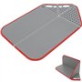 Westmark 62192270 Planche à découper pliable en plastique 3 en 1 Gris/rouge