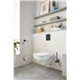 GROHE Even Plaque de Commande, Double Touche Interrompable, Economie d'Eau, Montage Horizontal ou Vertical, ABS, Noir Mat, 38966