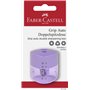 Faber-Castell 183186 - Blister Taille-crayon double grip - Violet pastel