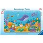 Ravensburger - Puzzle Enfants - Cadre 15 pièces - Petits Animaux sous l'eau - Fille ou garçon dès 3 Ans - Puzzle de qualité supé