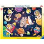 Ravensburger - Puzzle Enfants - Cadre 40 p - Les Animaux dans l'espace - pour Enfants Fille ou garçon dès 4 Ans - Puzzle de qual