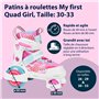 HUDORA Patins à roulettes My First Quad en différentes tailles & couleurs - Rollers à taille réglable de qualité pour enfants ju