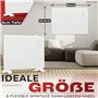 ProfiCare® Chauffage électrique avec façade en verre|Radiateur mobile également adapté au montage mural | Chauffage par convecte