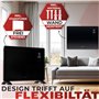 ProfiCare® Chauffage électrique avec façade en verre | Radiateur mobile également adapté au montage mural | Chauffage par convec