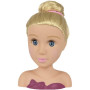 Steffi Love Girls Tête à coiffer avec Accessoires de Coiffure, 10 pièces, 9 cm, à partir de 5 Ans