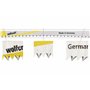 wolfcraft 2324000 Lames de Scie Sauteuse HCS - Empreinte en T - Profondeur de Coupe 30-60 mm