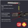 Brennenstuhl Multi Battery Projecteur de chantier LED 6050 MA rechargeable avec mât télescopique (7000lm, IP54, extensible jusqu