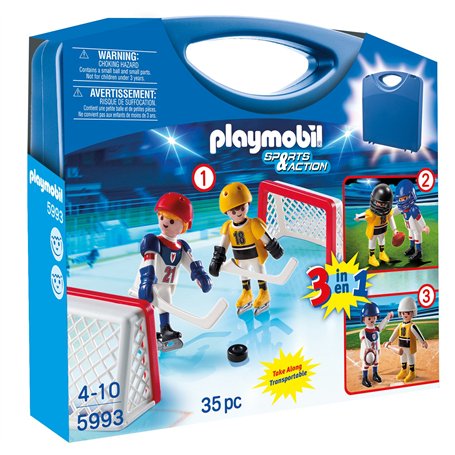 Playmobil 5993 Sports et d'action multisport Housse de transport - Version Anglaise