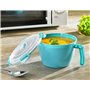 Maximex Tasse pour micro-ondes 900 ml Vaisselle pour microondes Turquoise