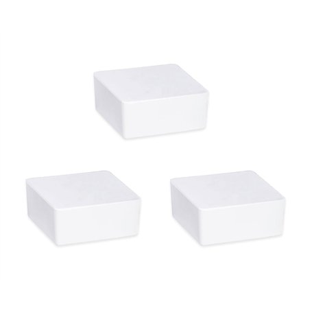 WENKO Lot 3 recharges humidificateurs Cube 1000g | Parfum Orange | Bloc granulé | Réduit Les moisissures et Les odeurs | Pièce j