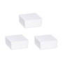 WENKO Lot 3 recharges humidificateurs Cube 1000g | Parfum Orange | Bloc granulé | Réduit Les moisissures et Les odeurs | Pièce j