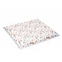 Julius Zöllner Housse pour matelas à langer en coton bio - Motif fleurs crazy - Taille 85 x 75 cm