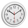 TFA Dostmann 60.3542.02 radiopiloté(e) Horloge Murale 30 cm Blanc pour Salle de Bain/pièce Humide