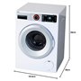 Theo Klein 9213 Bosch Lave-Linge | Quatre programmes de Lavage et bruits identiques aux Originaux | Fonctionne avec ou sans Eau 