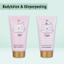 Accentra - Set cadeau Princess Kitty pour filles & femmes - Kit douche 7 pcs avec bain moussant, exfoliant, gel, lotion pour cor