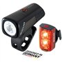 SIGMA - Buster 400 / RL 80 Set | Feux Avant et arrière à LED | 400 lumens et 80 lumens | Eclairage vélo Avant et arrière à Piles