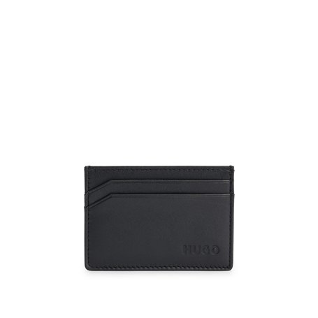 BOSS HUGO Hommes Subway S card Porte-cartes en cuir avec logo