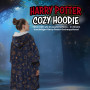 Harry Potter Oversize Hoodie Cozy pour Femmes - Pull douillet pour Femmes surdimensionné Couverture moelleuse Bleu