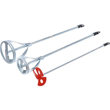 BGS Diy 6840 | Jeu de mélangeurs de peinture et d'agitateurs de mortier | 3 pièces