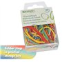Westcott E-10582 00 Lot de 100 élastiques en caoutchouc colorés de différentes tailles dans un récipient en plastique pratique p