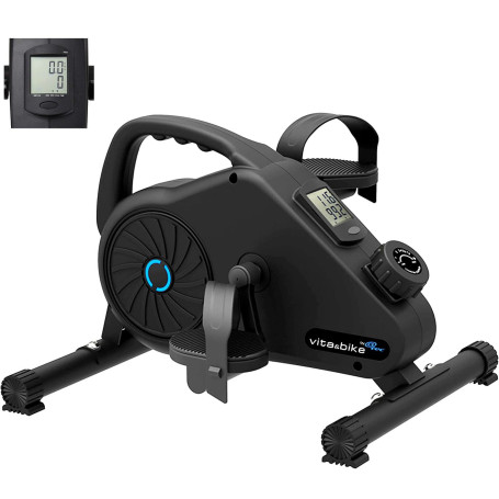 Vita&Bike Mini vélo d'appartement avec système de freinage magnétique à 8 niveaux – Pédalier pour bras et jambes