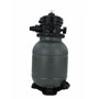 Groupe Filtration Piscine - Maxi 15m3 - Fourni avec Balles Filtrantes - Connexion Tubes 32/38 - Equipé de Vanne Multivoies/Manom