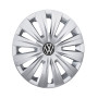Volkswagen 5H0071455UWP Lot de 4 enjoliveurs en Acier 15" Argenté Brillant