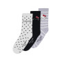 ONOMATO! Hello Kitty Lot de 3 paires de chaussettes antidérapantes pour femme 39-42