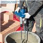 Scheppach Malaxeur PM1800D | Mélangeur à main | Puissance 1800W | Emmanchement M14 | 700 min-1 | 2 vitesses | Poignées ergonomiq