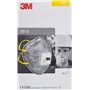 Masque antipoussière coque spécifique odeurs gênantes et vapeurs organiques 3M™ 9914 - FFP1, avec soupape Coolflow™