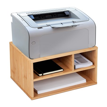 Relaxdays Support imprimante pour Bureau